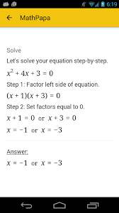 Mathpapa Algebra Calculator Apk
