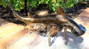 Large Bronze Fish Sculpture Outdoor