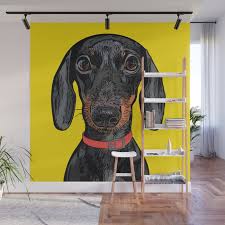 Dachshund Art Poster Dog Icon Series By