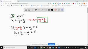 Solve Using The Substitution Method