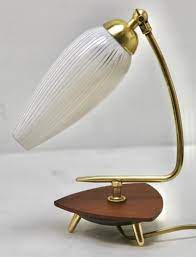 Vintage Table Lamp With Milk White
