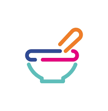Abstract Colorful Bowl Plate Logo Icon