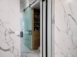 Frosted Glass Barn Doors Miami Wood Or