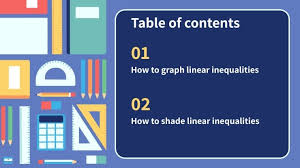 How To Graph And Shade Linear Inequalities