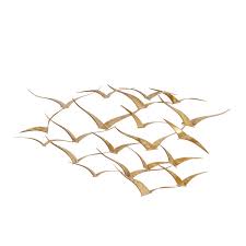 Decmode Gold Metal Foiled Flying Flock