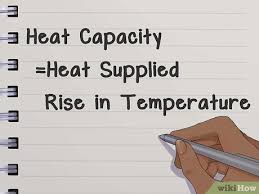 How To Calculate Heat Capacity 8 Steps