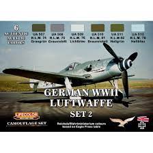 Lifecolor German Wwii Luftwaffe Set 2