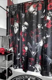 Killstar Haunted Garden Shower Curtain