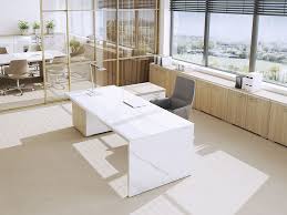 Polished Stone Executive Desk