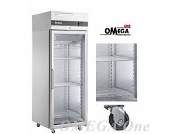 Single Glass Door Upright Freezer With