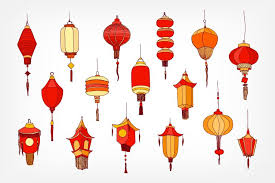 Chinese Paper Street Lanterns Bundle