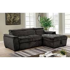 Chenille L Shaped Sectional Sofa