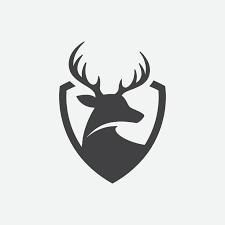 Deer And Shield Logo Design Template