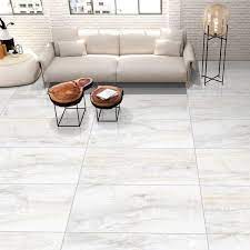 Arden Onyx Olive Glossy Floor Tiles