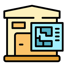 House Icon Outline Vector Remodeling