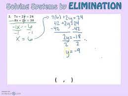 Elimination Without Multiplying
