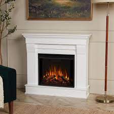 Real Flame Cau Electric White Fireplace 5910ew