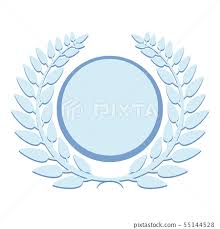 Medal Icon Light Blue Pastel Color