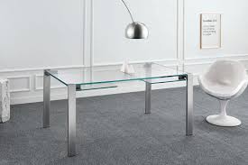 Extending Glass Dining Table Klarity