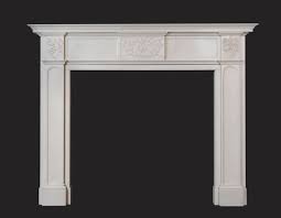 White Marble Fireplace Mantel 1830