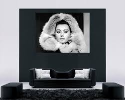 Actress Sophia Loren Canvas Wall Art