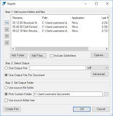 creating a pdf from existing files