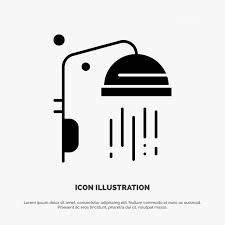 Bathroom Shower Vector Art Png