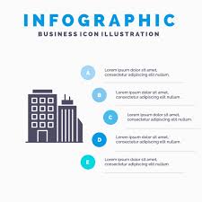 Office Building Infographic Vector Hd