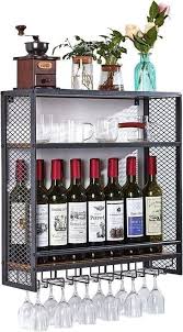 Wall Mounted Wine Glass Holder