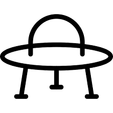 Ufo Pixel Perfect Lineal Icon