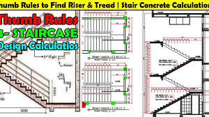 thumb rules for staircase design