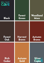 The Ultimate Fence Paint Colour Chart