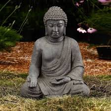 Meditating Buddha Statue Outdoor Zen Ga