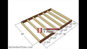 6x8 Ice Fishing House Plans