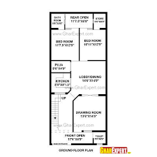House Plan For 24 Feet By 60 Feet Plot