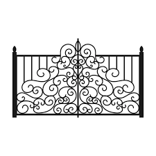 Wrought Iron Gates Vector Images