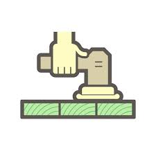 Sanding Tools Vector Icon Design
