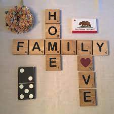 Scrabble Oversized Letter Tiles Whimsy