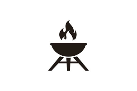 Bbq Barbecue Grill Logo Icon Vector