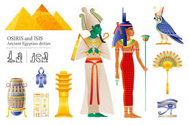 Ancient Egyptian God Pharaoh Osiris