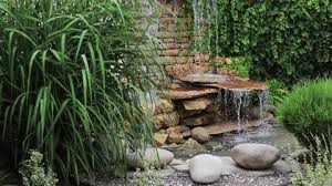 Landscape Design Stone Waterfall