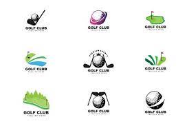 Golf Club Vector Art Icons And