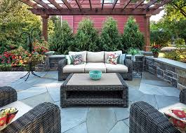 Bluestone Patio Cedar Pergola