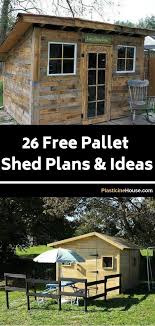 26 Free Pallet Shed Barn Cabin And