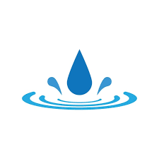 Falling Water Splash Icon Vector