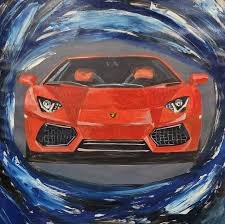Lamborghini Aventador 2017 Painting By