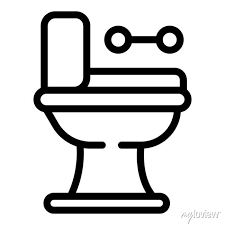 Wc Toilet Icon Outline Wc Toilet
