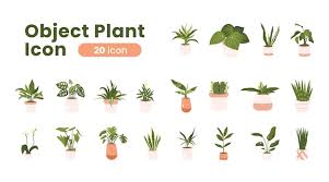 2d Object Plant Concept Modern Icon
