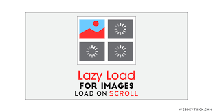 lazy load images on scroll using