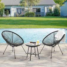 Designer Garden Chairs With Table Oslo